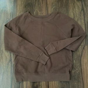 Gently worn Mate the Label vintage raglan sweatshirt tobacco color size xs